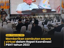 Di Acara Rakor, Ketua DPD RI Tegaskan Warga PSHT Harus Jadi Benteng Pertahanan Pancasila 