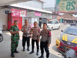 Bersinergi Jaga Kamtibmas di Bulan Ramadhan: Sat Samapta Polres Majalengka dan TNI Turun ke Lapangan