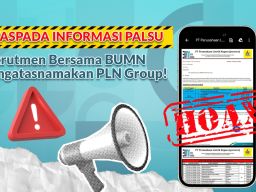 Ada Upaya Penipuan Mengatasnamakan Rekrutmen Bersama BUMN, PLN Waspadai Pungli dan Cermati Informasi