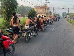 Balap Liar di Jombang Dibubarkan, Polisi Amankan 35 Remaja dan 22 Sepeda Motor