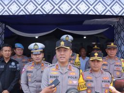 Kapolres Lamongan Cek Pospam dan Posyan Pastikan Kesiapan Personel Operasi Ketupat Semeru 2024