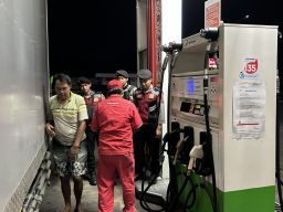 Jelang Idul Fitri Polres Probolinggo Kota Cek Sejumlah SPBU 