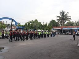 Polres Majalengka Siaga, Gelar Apel Kesiapan Pengamanan Malam Takbir Idul Fitri 1445 H Tahun 2024