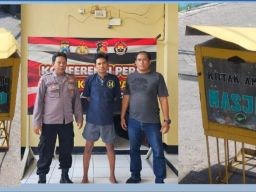 Polsek Kenjeran Berhasil Mengamankan Seorang Residivis Yang Melakukan Percobaan Pencurian Kotak Amal.