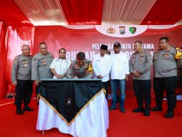 Kapolda Jatim Letakan Batu Pertama Pembangunan Rumah Sakit Bhayangkara di Pamekasan