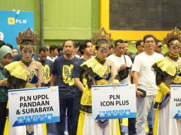 PLN Icon Plus Meriahkan Pembukaan PORSENI Bersama PLN Group Jawa Timur. 