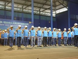 Pastikan Layanan Prima, PLN Icon Plus dan PLN UID Jatim Gelar Apel Siaga Kelistrikan Nataru 2024/202