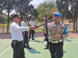 Polsek Singosari Bekali Satpam Haleyora Powerindo di PLN UPP JBTB 3 Malang dengan Tupoksi dan Bela Diri