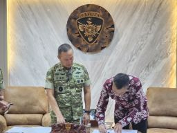 Perkuat PAM Objek Vital Nasional, PLN UIP JBTB dan Pangdam IX/Udayana Sukseskan Infrastruktur Ketenagalistrikan Bali