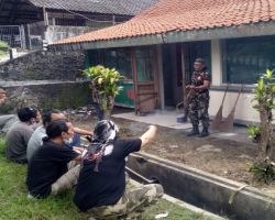 Anak Cucu Pejuang, PPM Batalyon 1330 Surabaya Kerja Bakti Bersama AWS