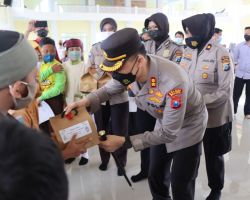 Keceriaan Anak Malang Saat Vaksin di Kunjungan Kapolres