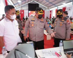 Polda Jatim Gelar Vaksinasi Serentak di 61 Titik