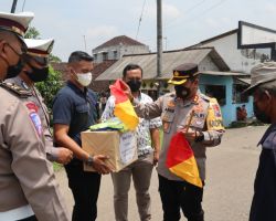 Polres Blitar Kota Peduli Supeltas Penjaga Perlintasan Kereta Api Tanpa Palang Pintu