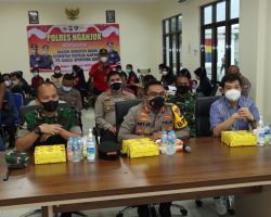 Kejar Herd Immunity Jelang Puasa, Kapolres Nganjuk Terus Lakukan Percepatan Vaksinasi