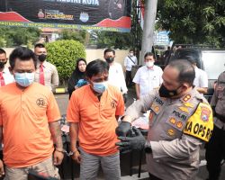 Polres Kediri Kota Berhasil Mengungkap Jaringan Curanmor, Lima Tersangka Diamankan