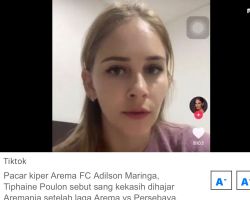 Pacar Kiper Arema FC Adilson Maringa Ungkap Sang Kekasih Dipukul Diperut oleh Aremania