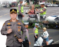 Demi Keselamatan Pengguna Jalan Polres Karangasem Gelar Himbauan Kesiapan Penerapan E-tilang Simpatik 
