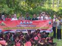 Sinergitas TNI-Polri Ajak Pelajar Gelar Penghijauan di Gunung Bancangan Sambit Ponorogo