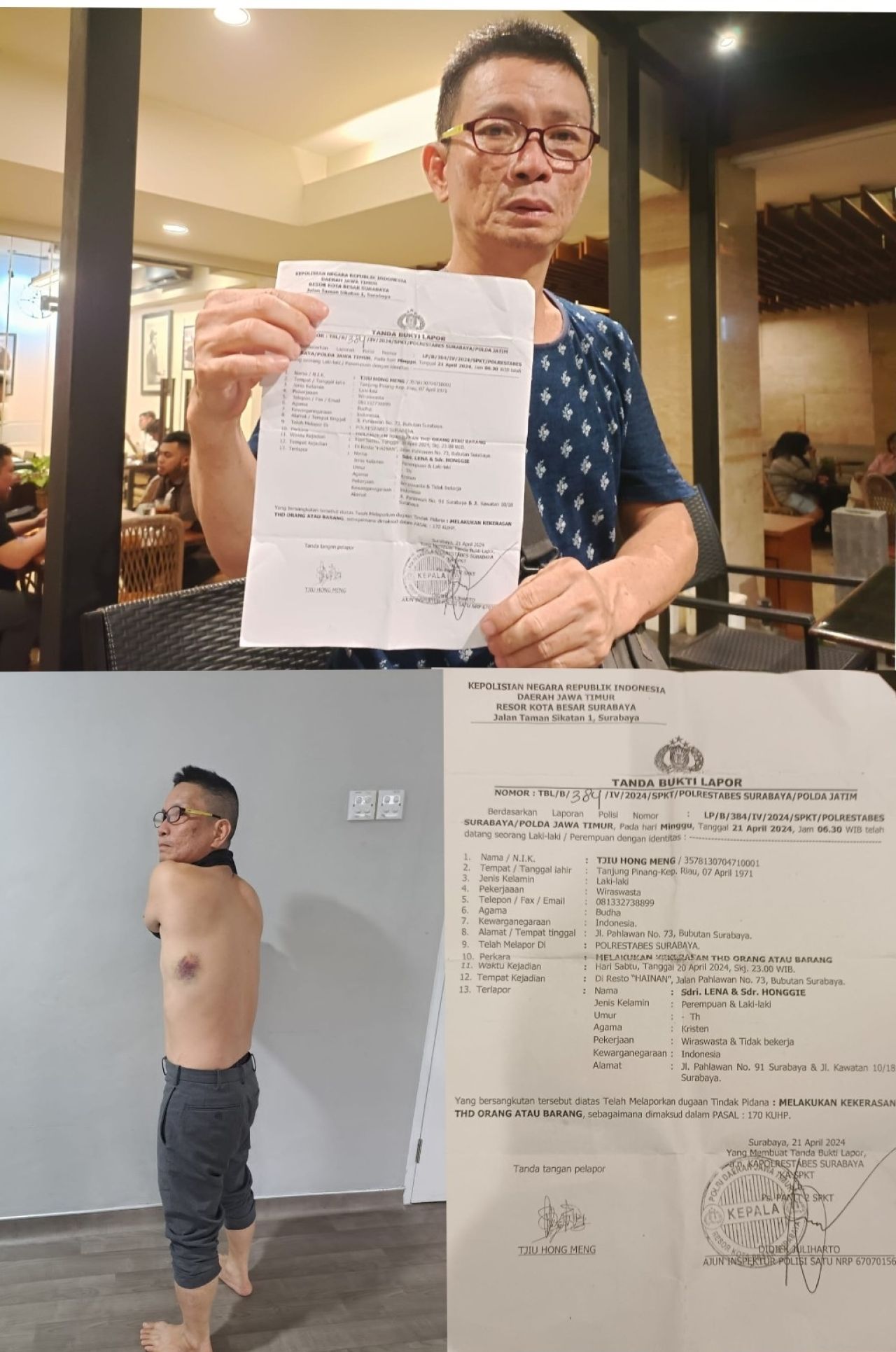 Pelaku 170 Masih Berkeliaran, Diduga Kasusnya Jalan Ditempat, Kinerja Kasatreskrim Dipertanyakan 