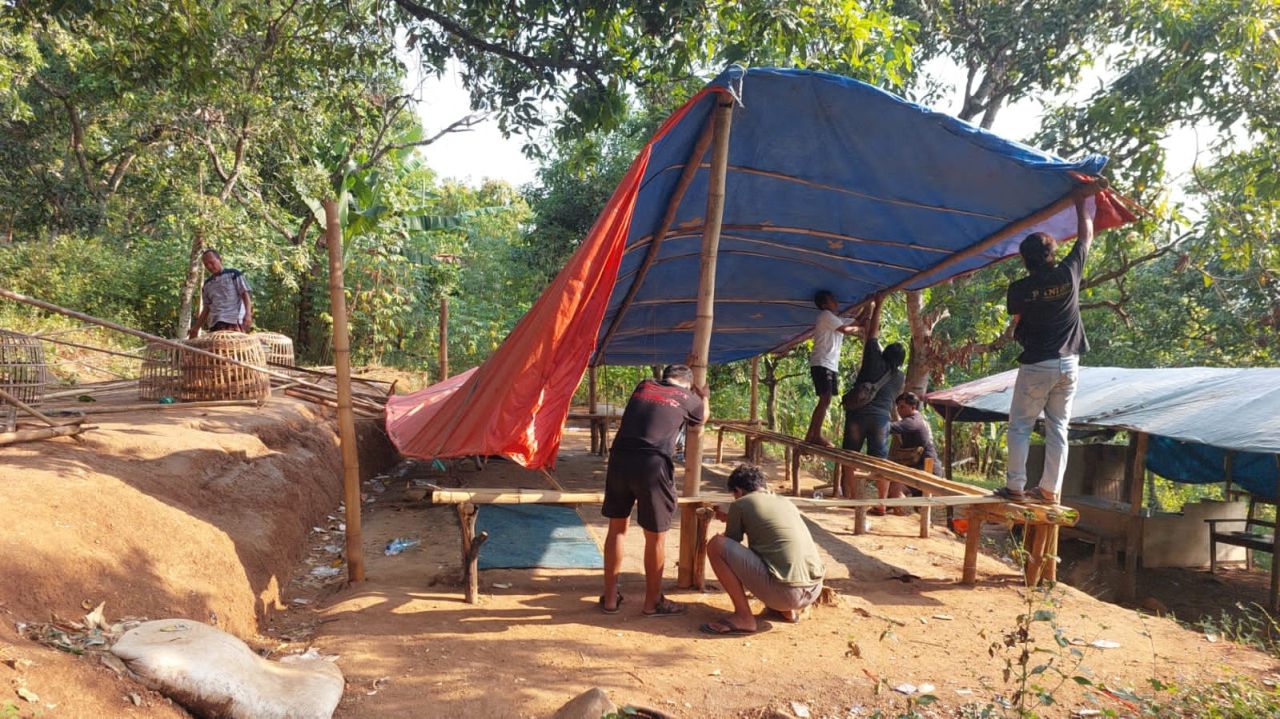 Polres Nganjuk Bongkar Tiga Lokasi Sekaligus Diduga Tempat Judi Sabung Ayam