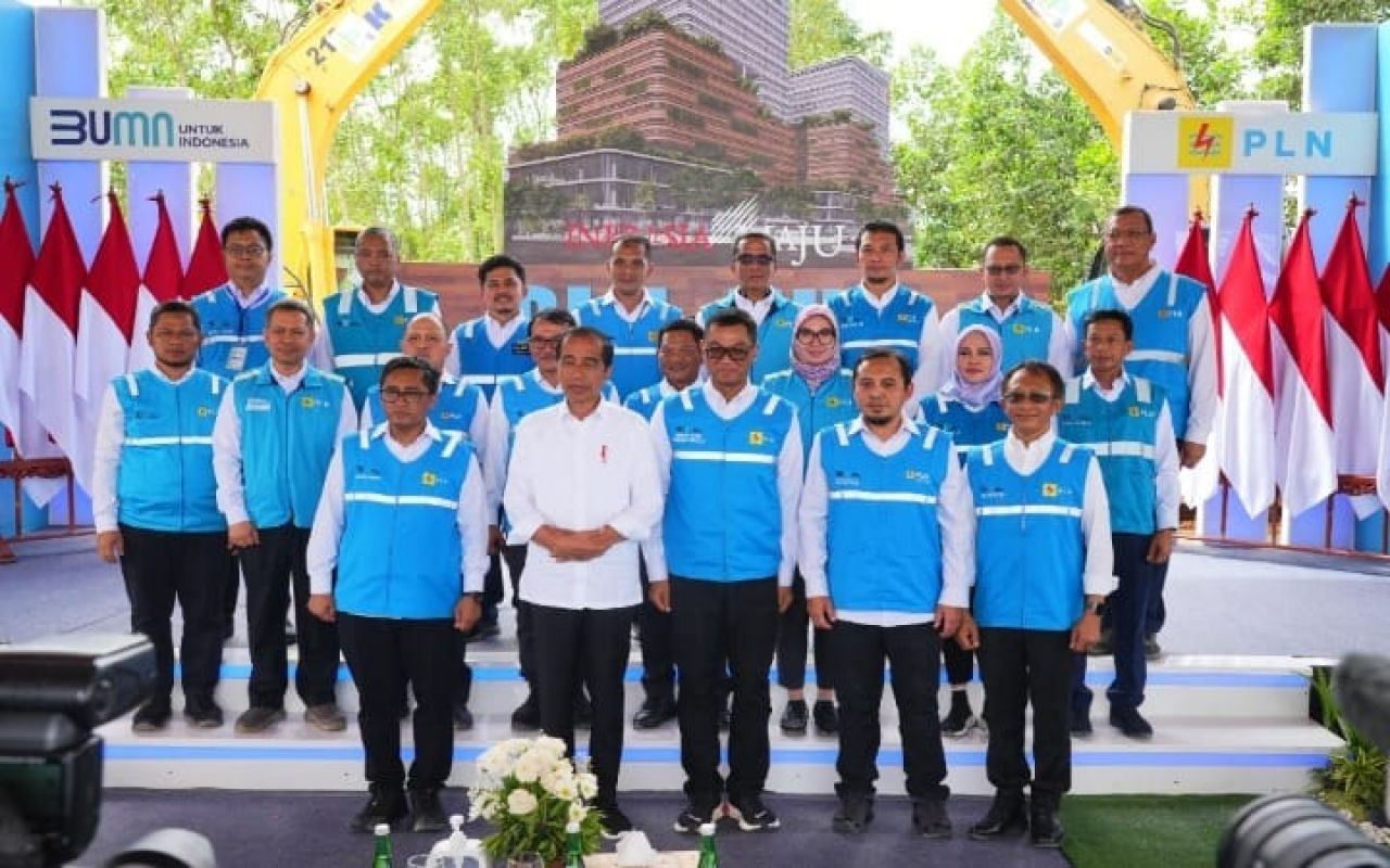 PLN Icon Plus Bersama PLN Laksanakan Groundbreaking Telecommunication and Digital Centre di IKN 