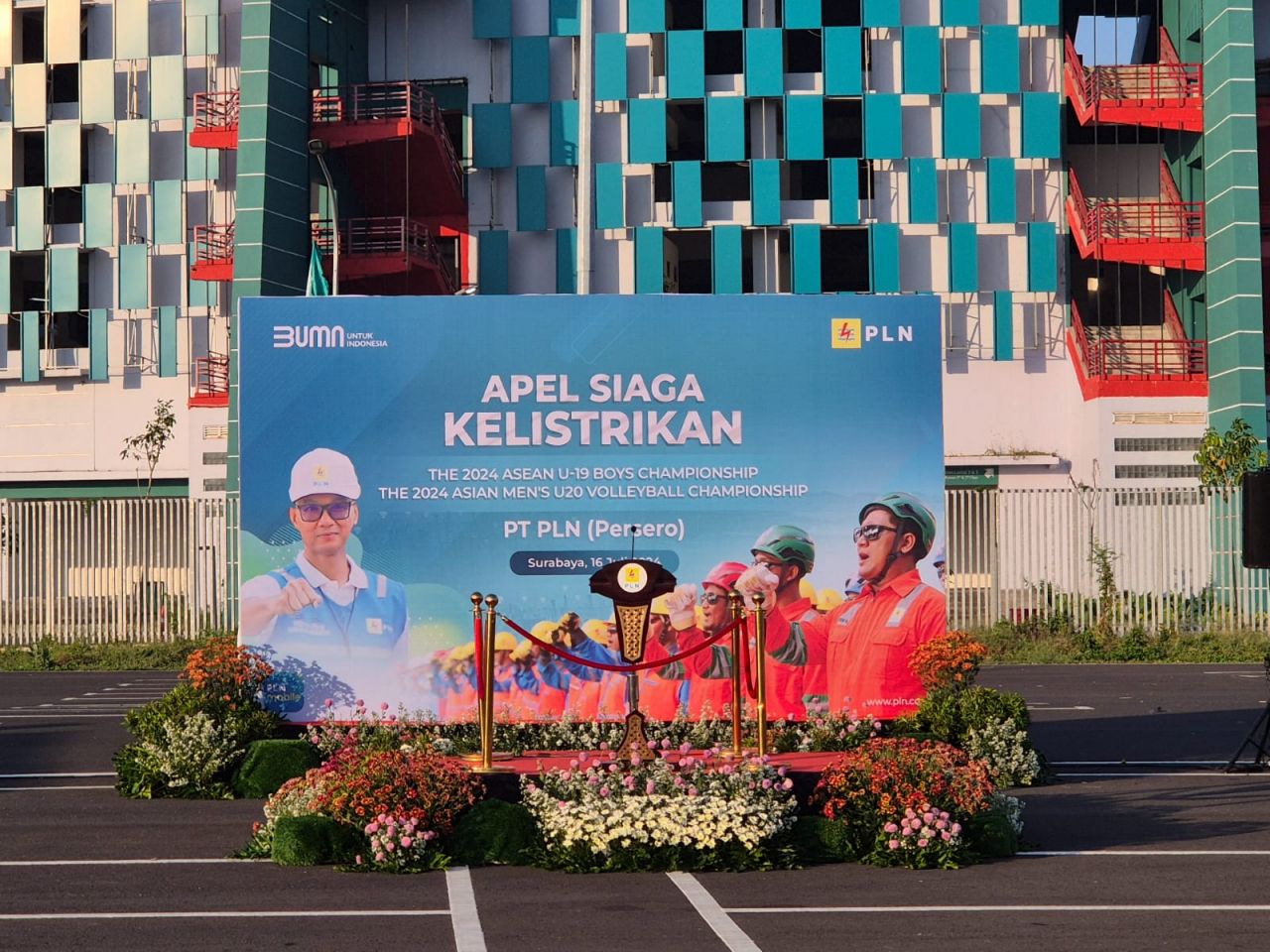 PLN Gelar Apel Siaga Kelistrikan Jelang Gelaran AFF U-19 dan Asian Men's U-20 Volley Championship