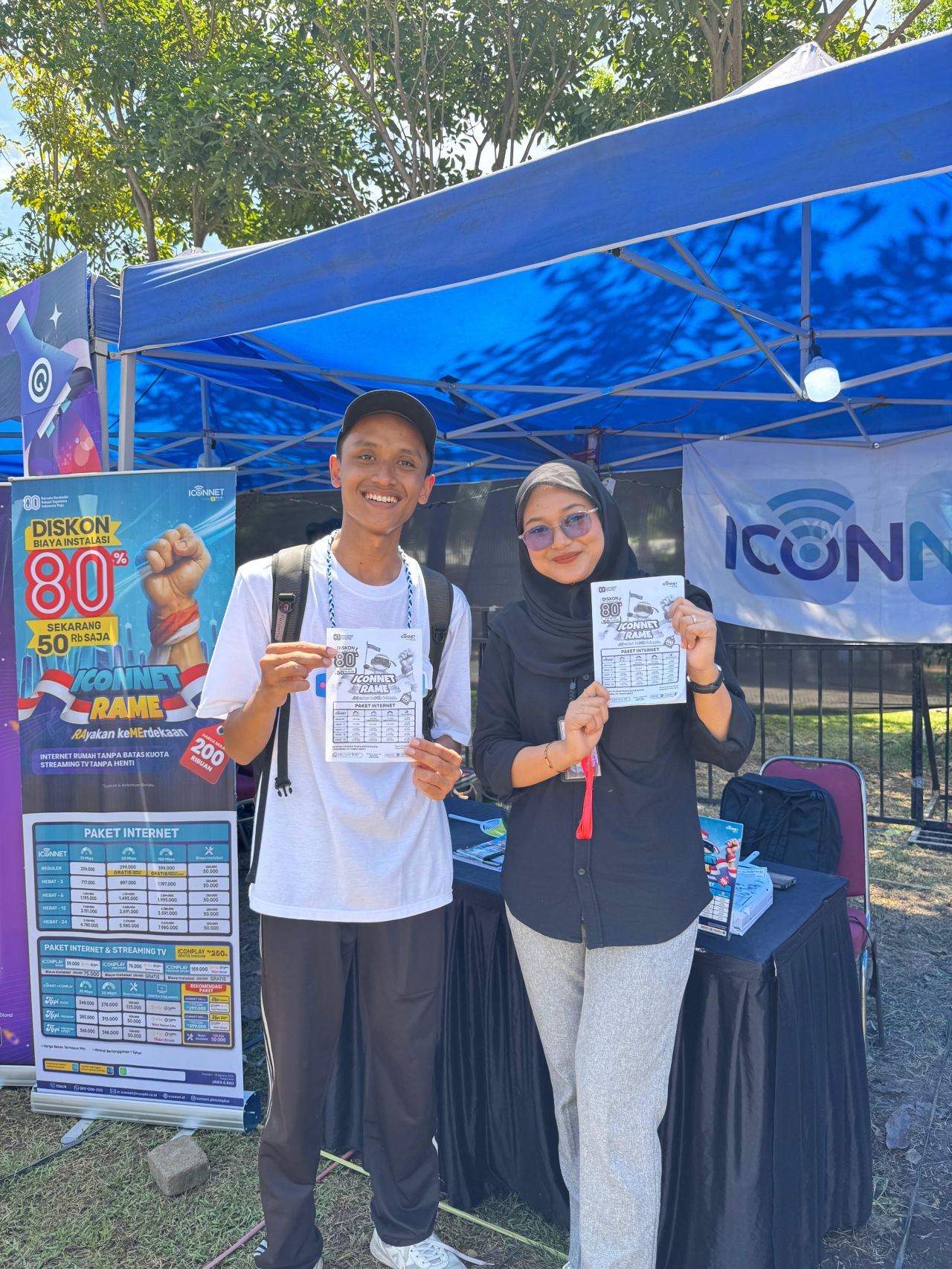 ICONNET Meriahkan GERIGI & UKM EXPO 2025 ITS Dukung Mahasiswa Baru ITS dengan Konektivitas Andal