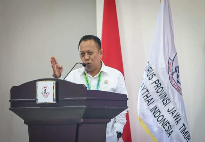 Terpilih Secara Aklamasi Baso Juherman Resmi pimpin Muaythai Jatim 2022-2026