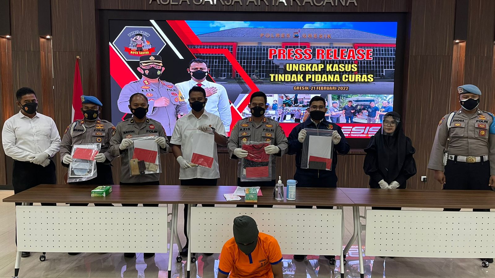 Polres Gresik Gerak Cepat Tangkap Begal Driver Online