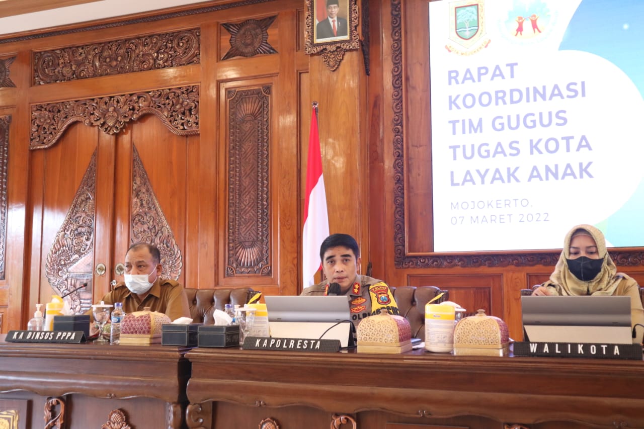 Kota Mojokerto Targetkan Raih Kota Layak Anak Nindya, Ini Kata Kapolresta