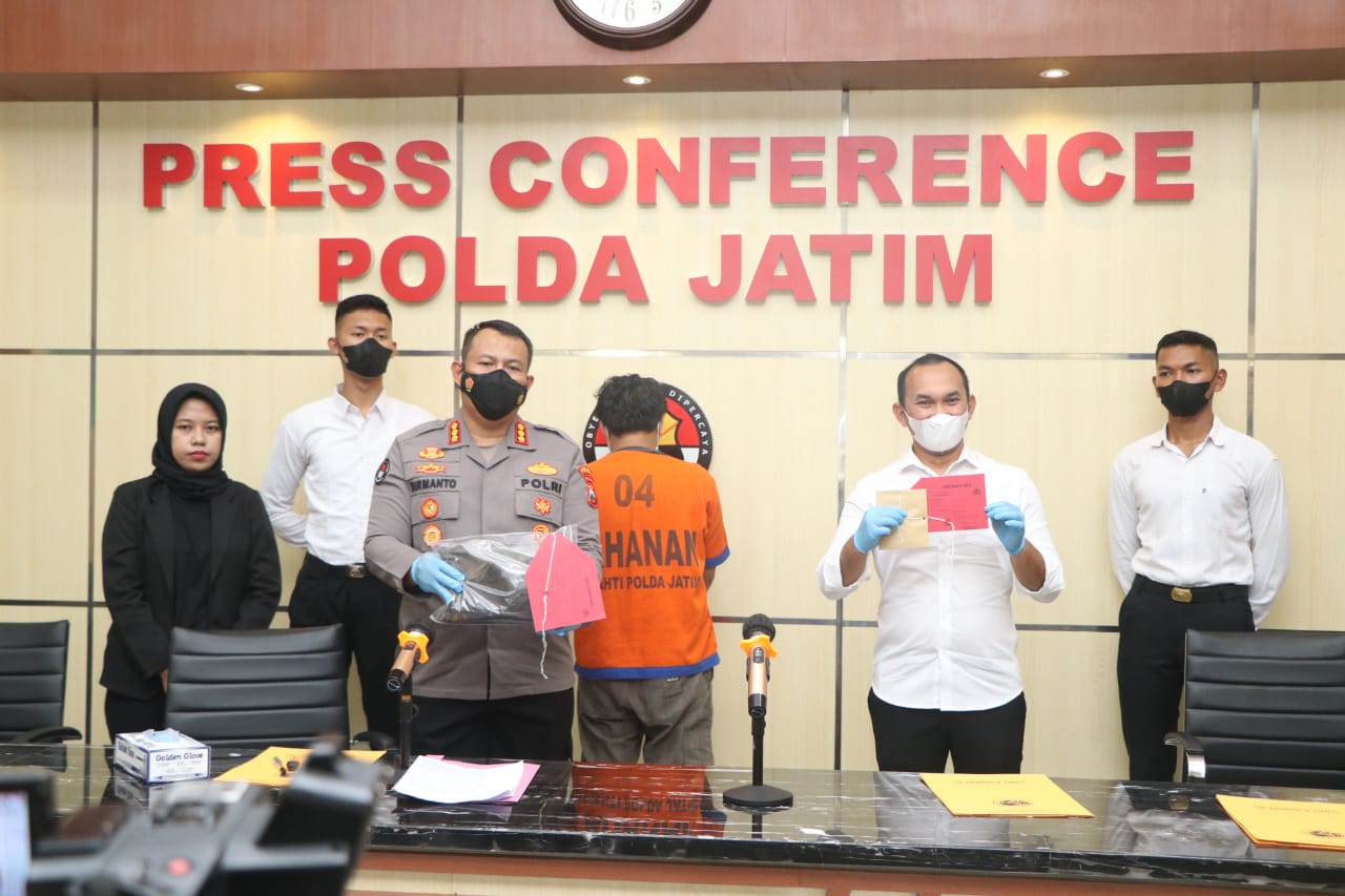 Ditresnarkoba Polda Jatim Amankan 2 Terduga Pelaku Pengedar Narkoba