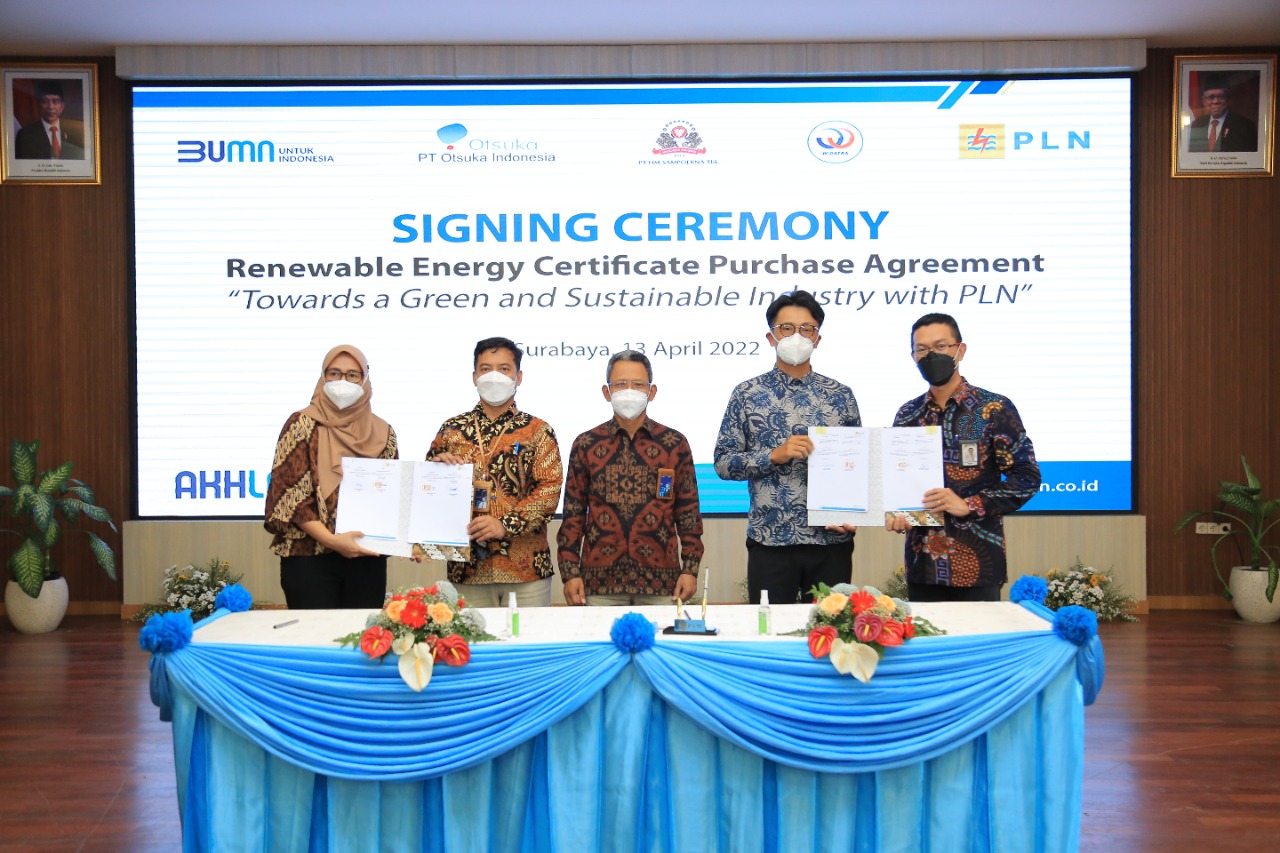 Gunakan Energi Bersih, Industri di Jatim Serap 70.000 Unit REC Milik PLN