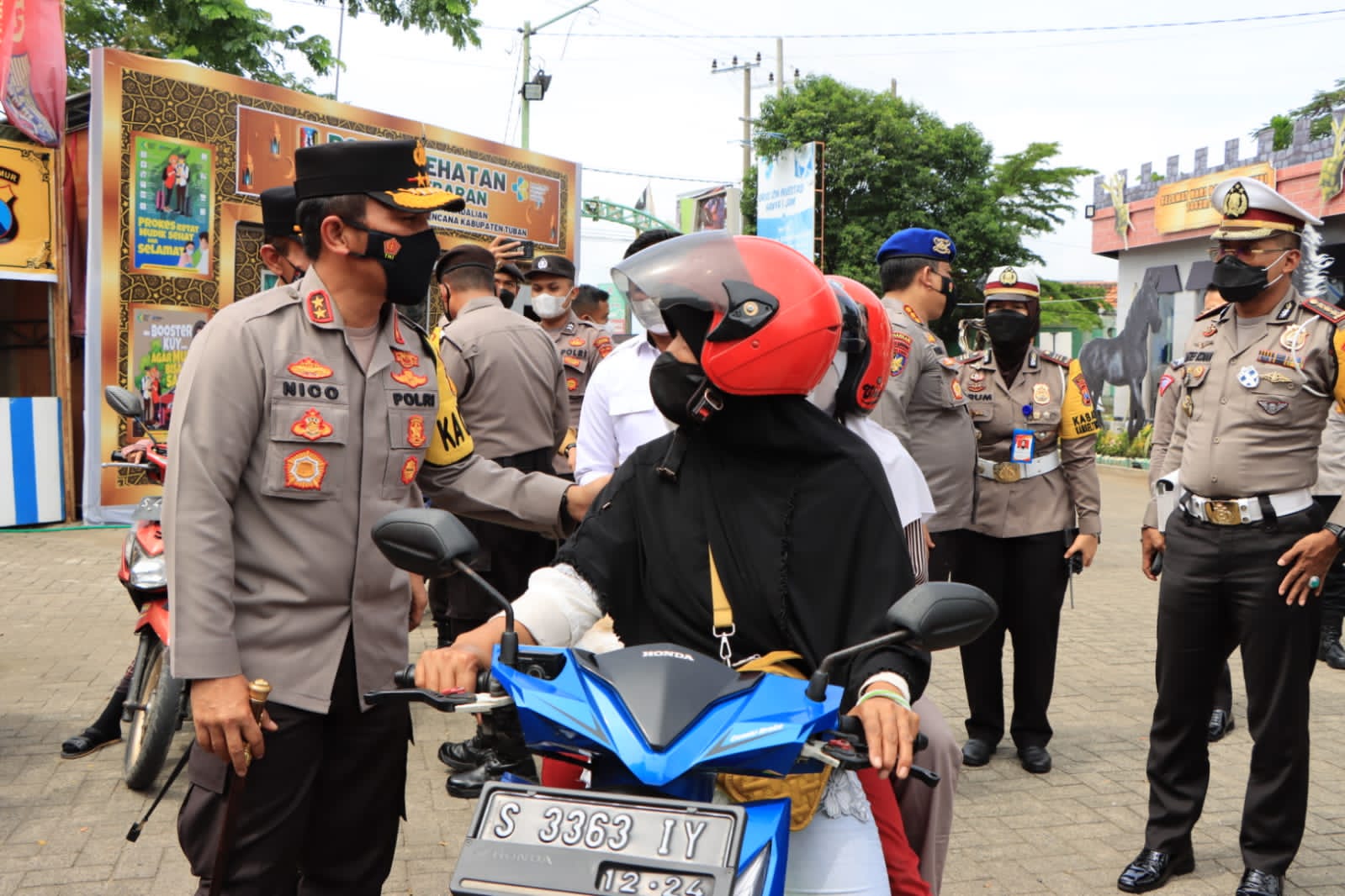 Cek Pos Pelayanan di Tuban, Kapolda Jatim : Secara Keseluruhan Arus Mudik dan Balik Lancar