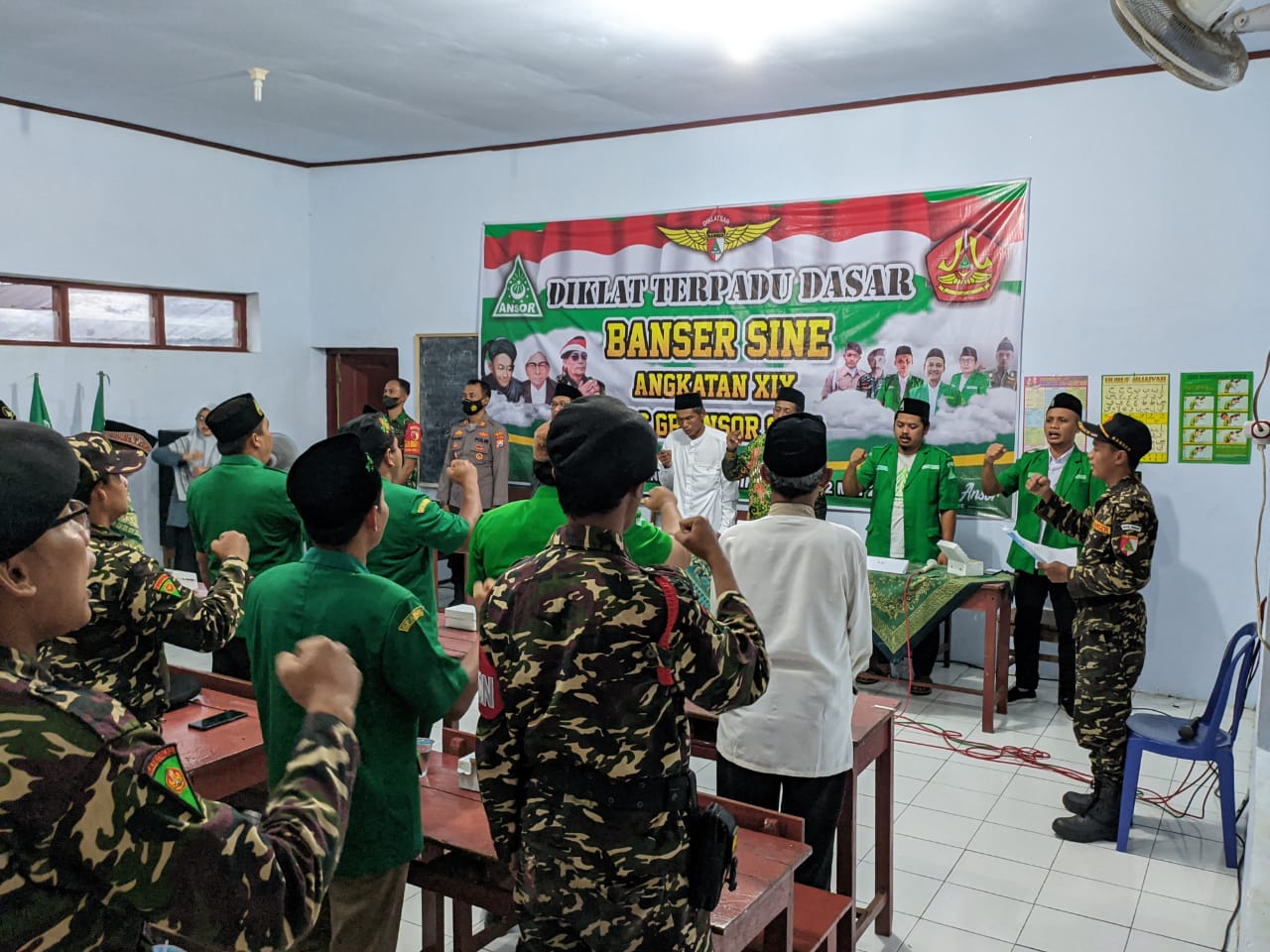 Pengurus Anak Cabang Gerakan Pemuda Ansor Kecamatan Sine Gelar Diklat Terpadu Dasar (DTD)