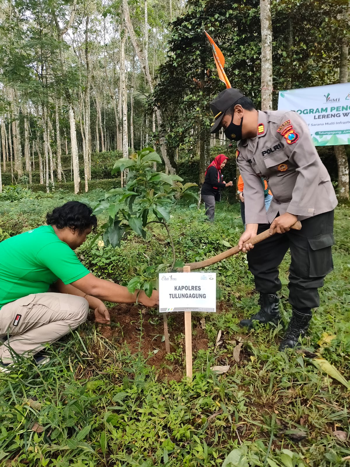 Peringati Hari Lingkungan Hidup, Forkopimda Tulungagung Tanam 25 Ribu Pohon