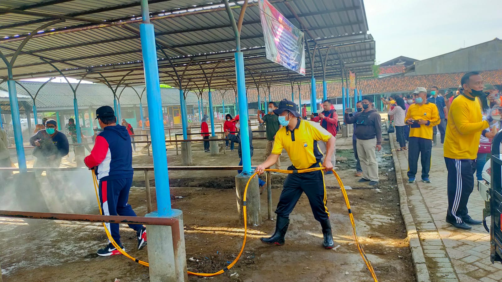 Plt Bupati Nganjuk Berikan Apresiasi Upaya Polres Nganjuk Tanggulangi PMK