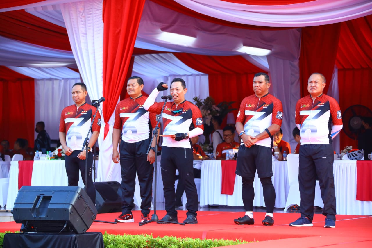 Lewat Fun Bike, Kapolri Tegaskan Sinergitas Kunci Amankan Seluruh Agenda Bangsa