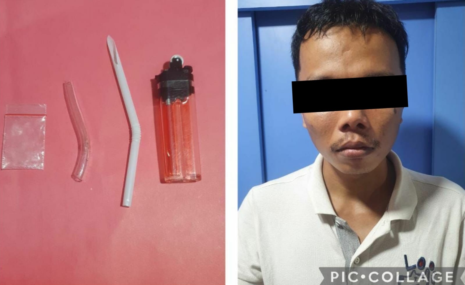 Lagi Ngisep Shabu di Kamar Kost Pria Tamatan SMP Diciduk Polisi
