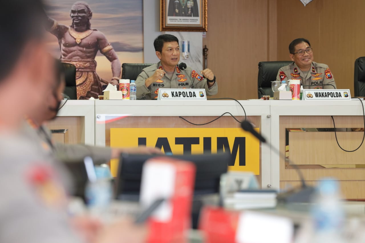 Kapolda Jatim Cek Kesiapan Malam Puncak Gebyar Nusantara Gemilang Jawa Timur 2022