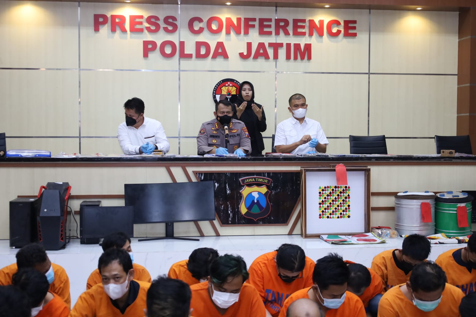 Sepanjang Tahun 2022 Sindikat Judi Online Dibongkar Polda Jatim,500 Tersangka Ditahan