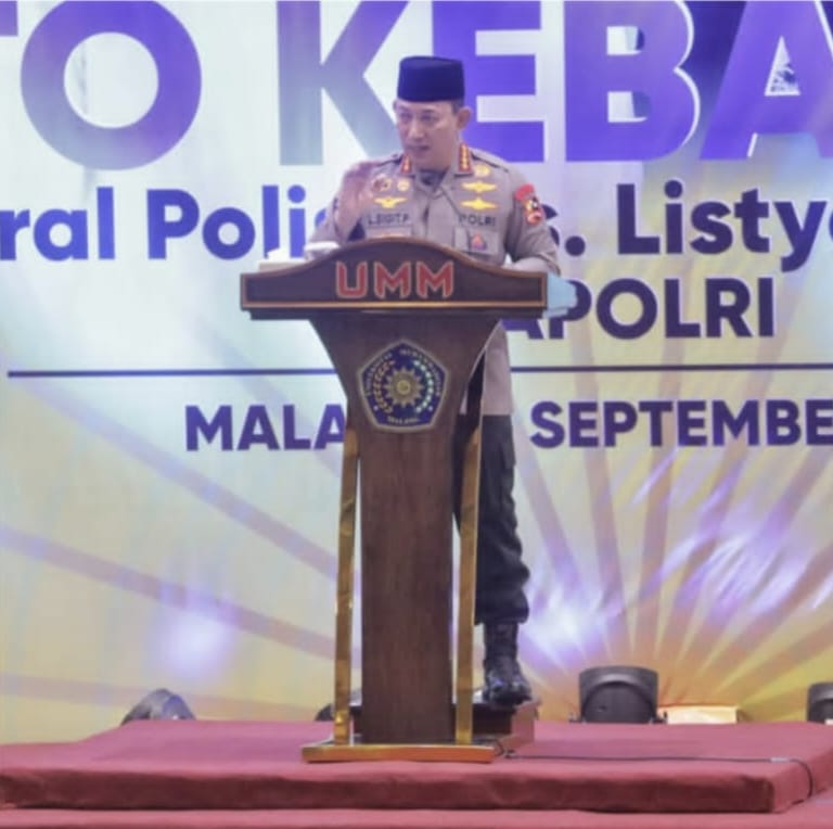 Kapolri Berikan Pidato Kebangsaan pada Angkatan Muda Muhammadiyah