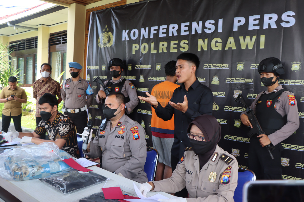 Kurang Sepekan, Polres Ngawi Berhasil Tangkap Pelaku Pembunuhan
