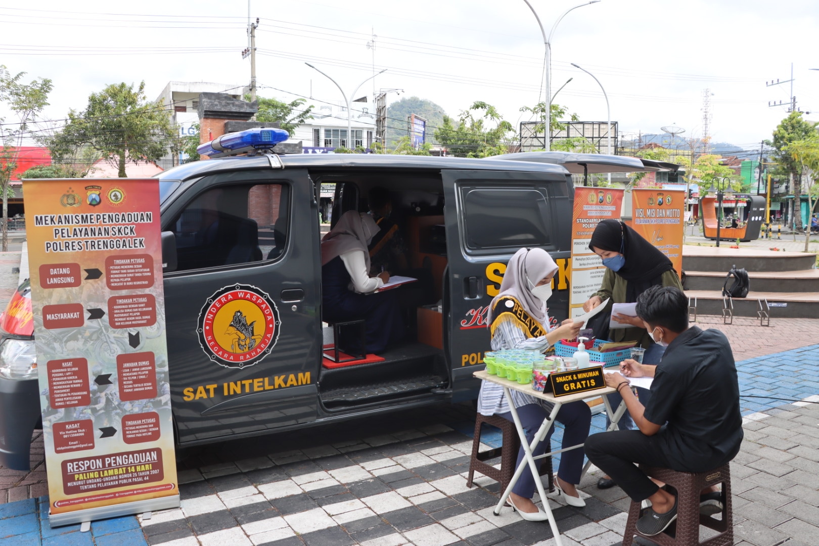 Layanan Prima Polres Trenggalek Sediakan Pelayanan SKCK Keliling