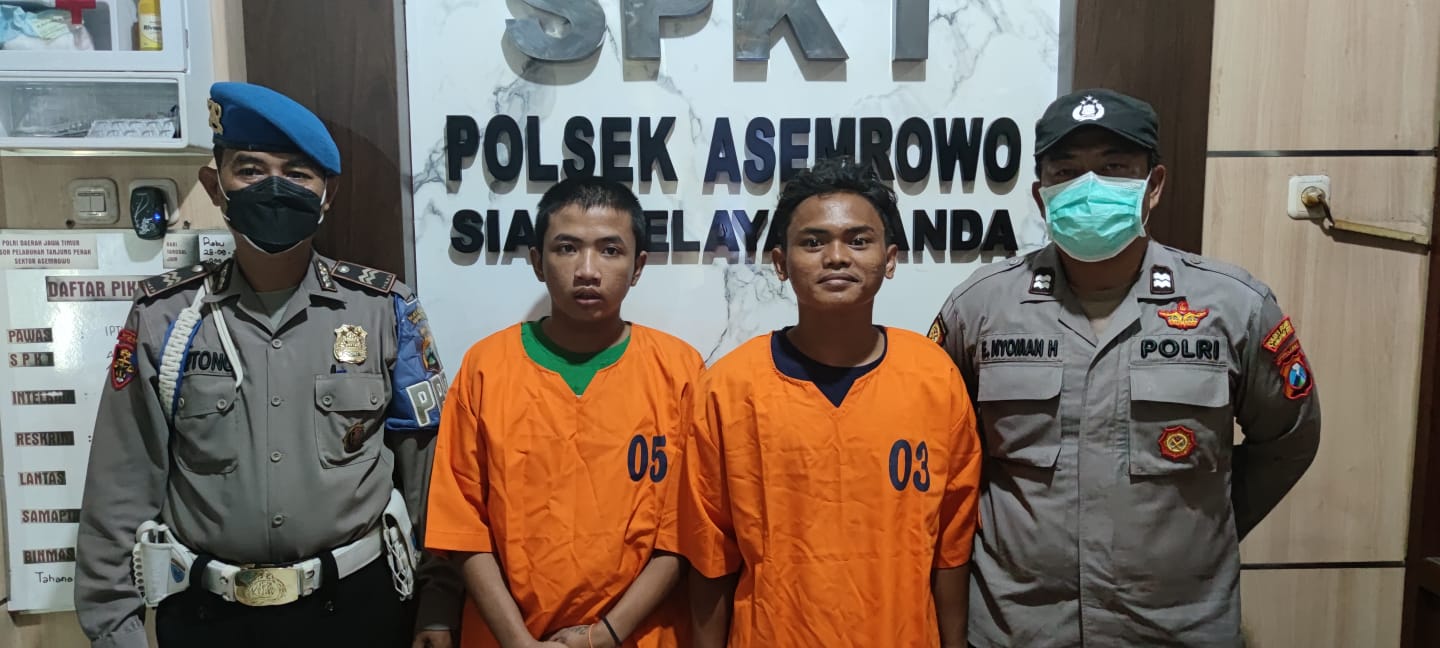 Polres Tanjung Perak Berhasil Menangkap Dua Pelaku&nbsp; Curas yang Beraksi di 11 TKP