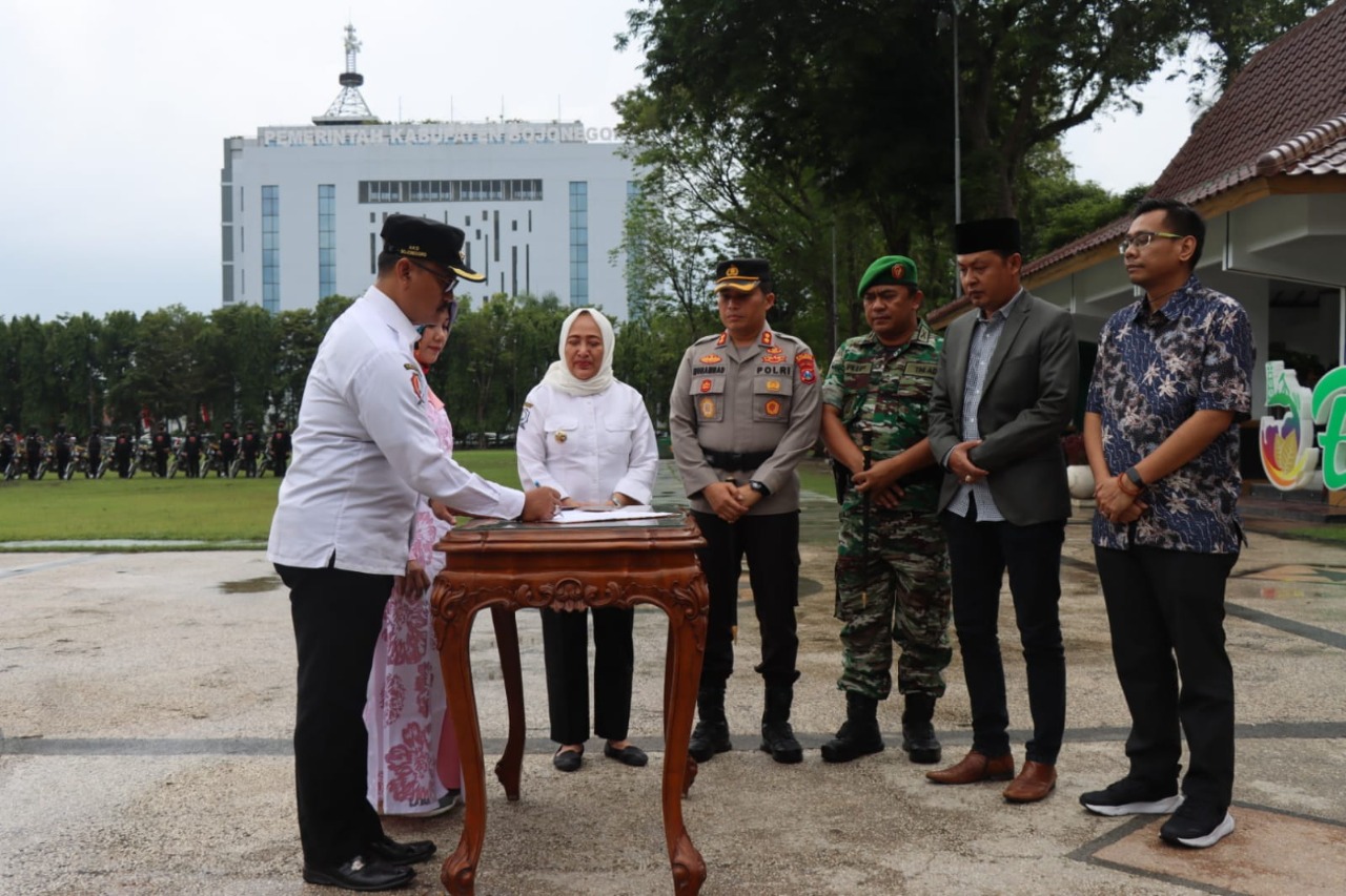 Pilkades Serentak, Kapolres Bojonegoro : Menang atau Kalah, Cakades Harus Jaga Kondusifitas