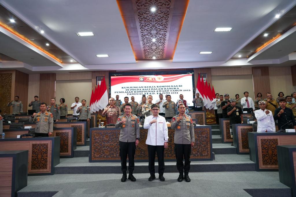 Tim Penilai Kompolnas Award 2023, Kunjungi Polda Bali