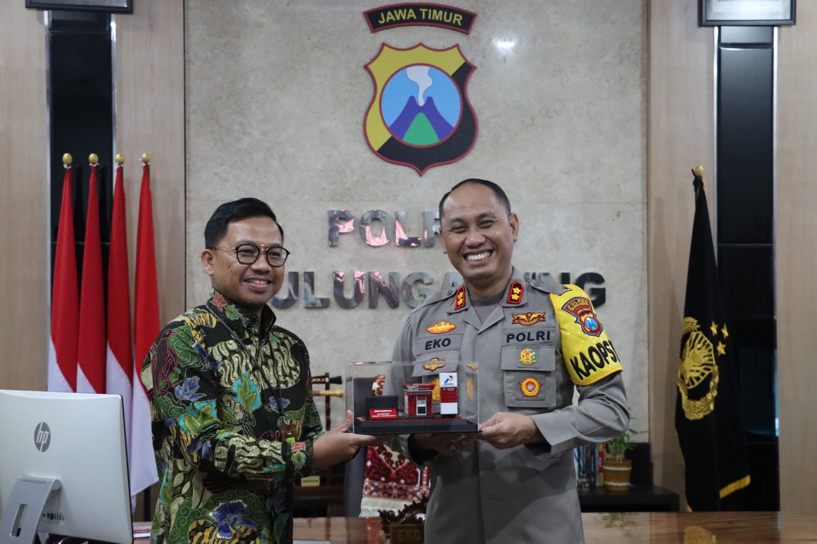 Polres Tulungagung Terima Penghargaan PT Pertamina Patra Niaga Hasil Ungkap Kasus Penyalahgunaan BBM Bersubsidi