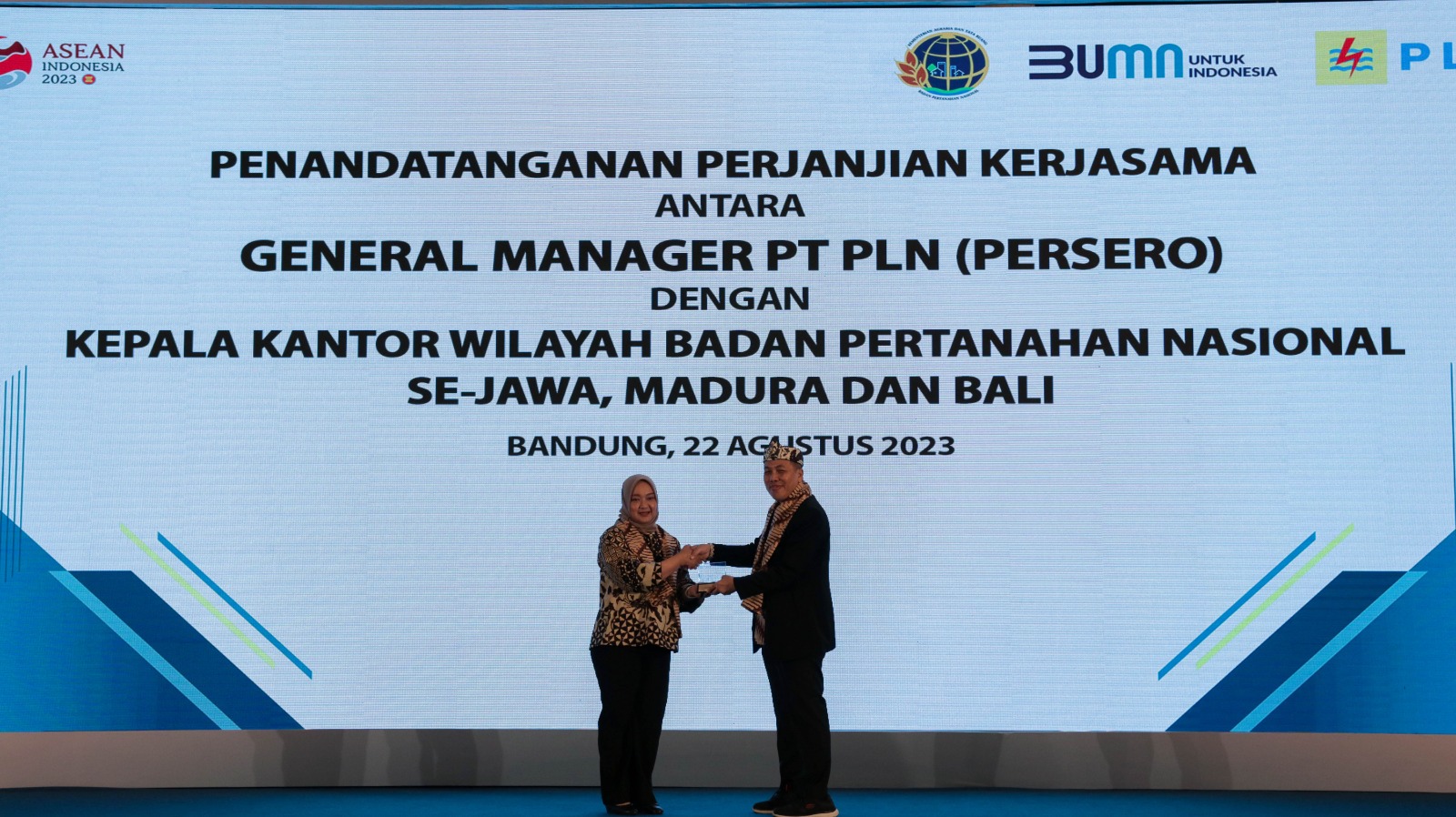 Amankan Aset Negara, PLN Sinergi Dengan ATR/BPN Lakukan Perjanjian Kerja Sama