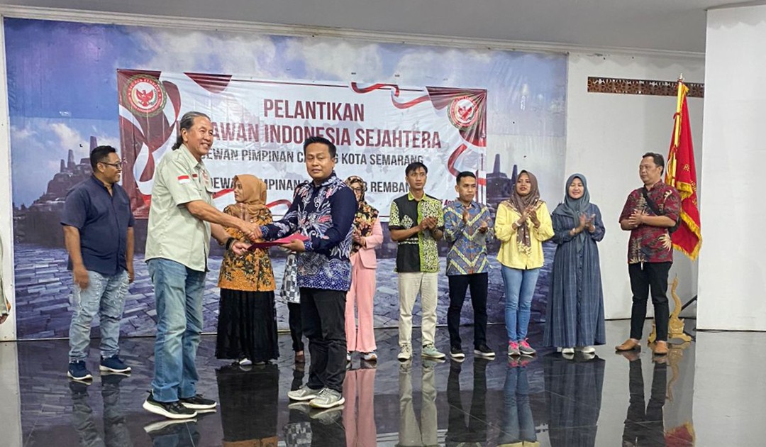 DPC Relawan Indonesia Sejahtera Kota Semarang dan Kabupaten Rembang Resmi Dilantik