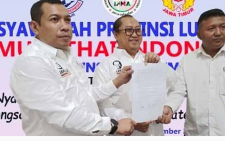 Baso Bakal Mulus Pimpin Muaythai Indonesia Prov Jatim Secara Aklamasi
